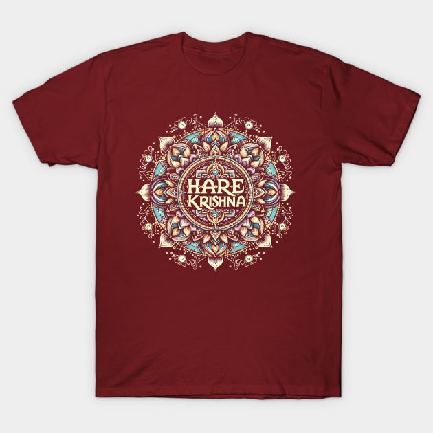 Mandala Hare Krishna T-Shirt by Total 8 Yoga